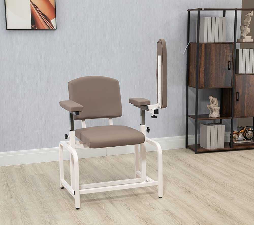 medycare Blood Draw Chair,Comfortable Phlebotomy Chair for Spa Clinic and Treatment Room… (Gray, Normal)