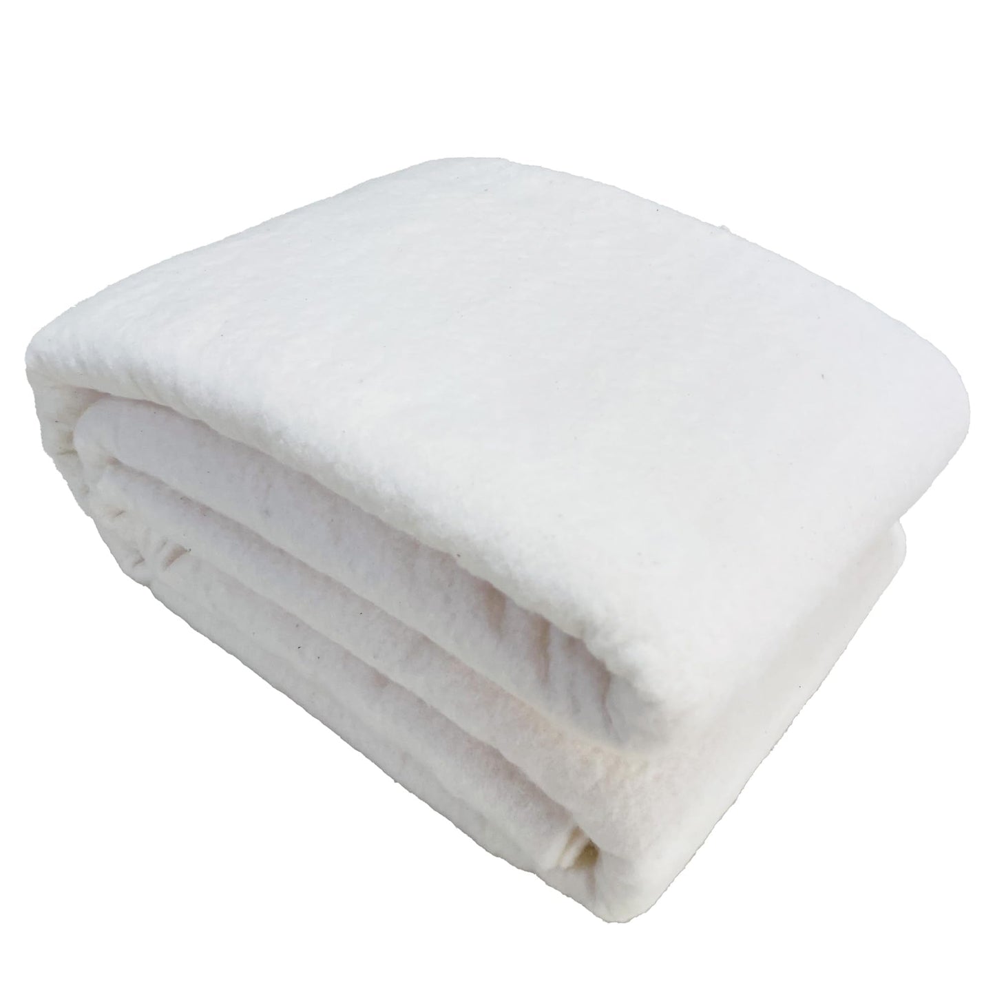 Vuwuma Quilt Batting King Size 122" x 124" Medium Weight Batting Roll ,Natural Cotton Batting for Quilting,for Stuffing Blankets and Quilting Supplies