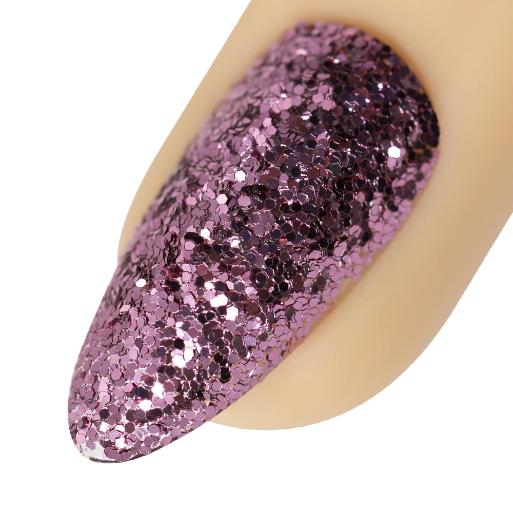 Young Nails Art Glitters - Premium Loose Nail Glitter Powder for Acrylic Nails & Gel Nails, Nail Sequins, Nail Sparkles, Nail Art Powder, Fine & Chunky Glitter, Durable, Roomies Reunion, 1 oz