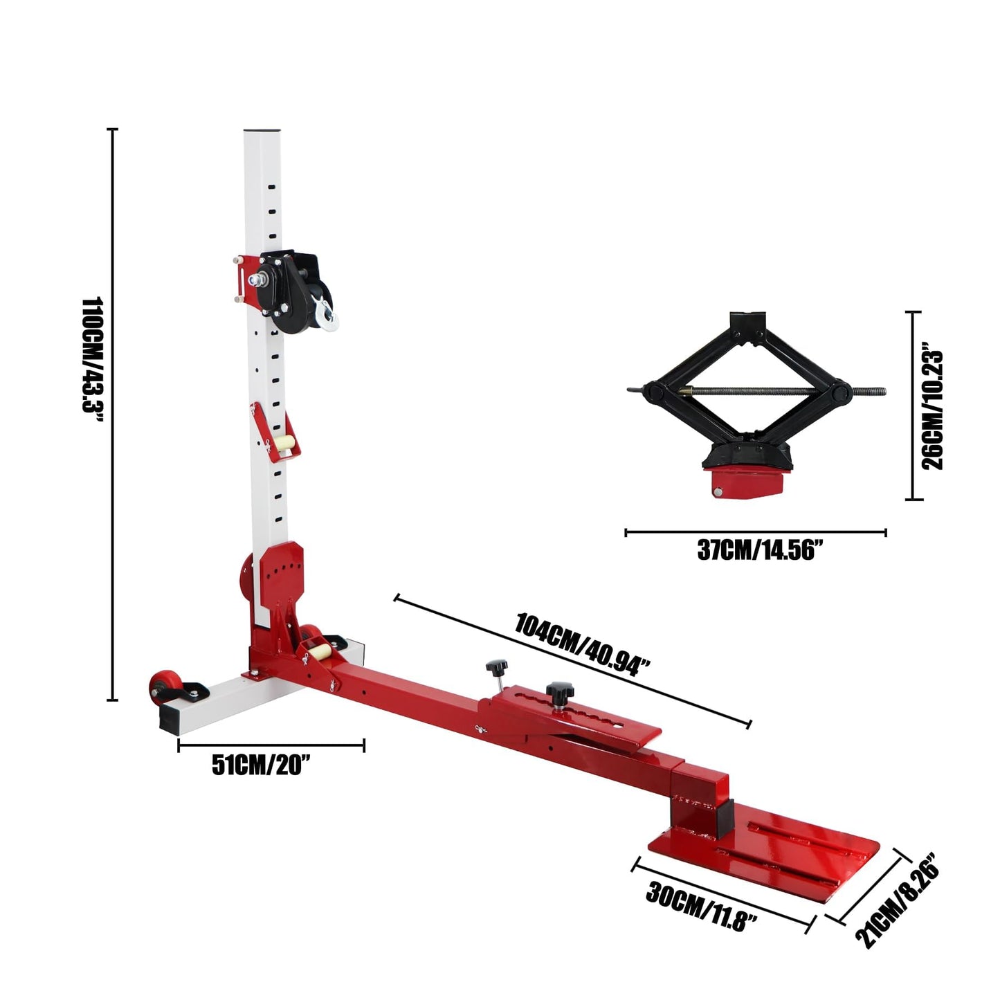Pulling tower,Dent Repair Puller Car Body Tools,3 in 1 Car Dent Removal Tool,Pulling Systems,Car Body Repair System Accessory Tower Tools Stretch Tool ,Adjustable Sheet Metal Dent Pulling Kit