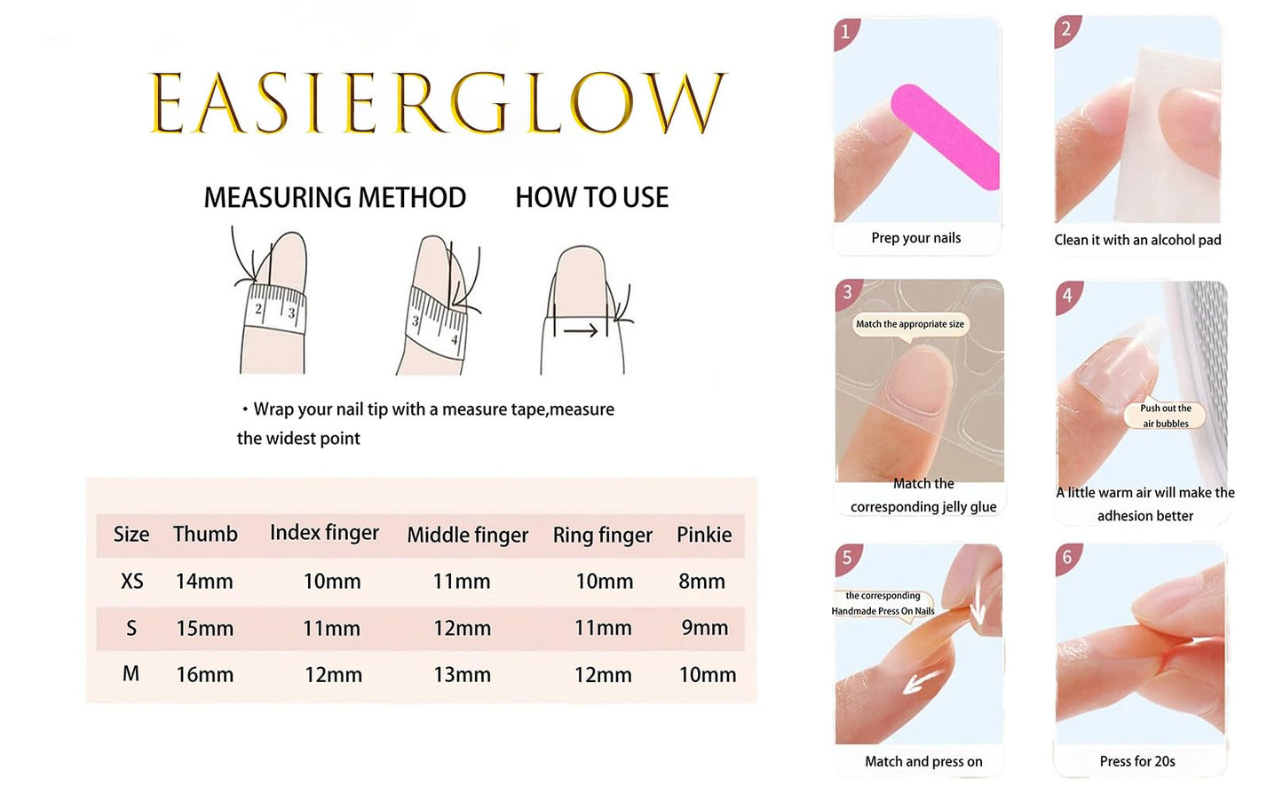 10Pcs Short Almond Handmade Press On Nails | Easy Apply & Remove, Reusable Salon Quality Nails | Elegant Nude Pink Fake Nails with 3D Floral & Pearl Accents (RR11, XS)