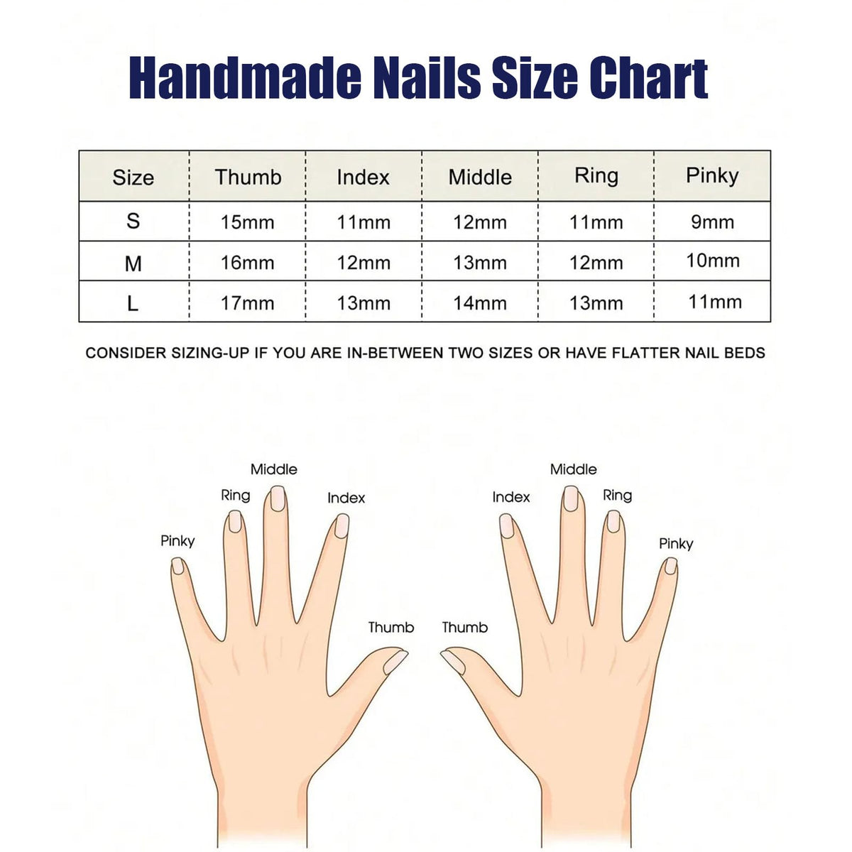 Handmade Press on Nails Short Almond Pink French Tip with 3D Design Fake Nail Art for Women M