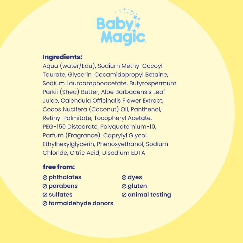 Baby Magic Moisturizing Hair & Body Wash, 16.5 Fl Oz