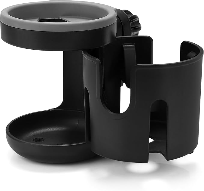 Accmor Stroller Cup Holder, Universal Cup Holder, Bike Cup Holder, 360ð Rotatable Expandable Cup Holder for Stroller, Bike, Wheelchair, Walker