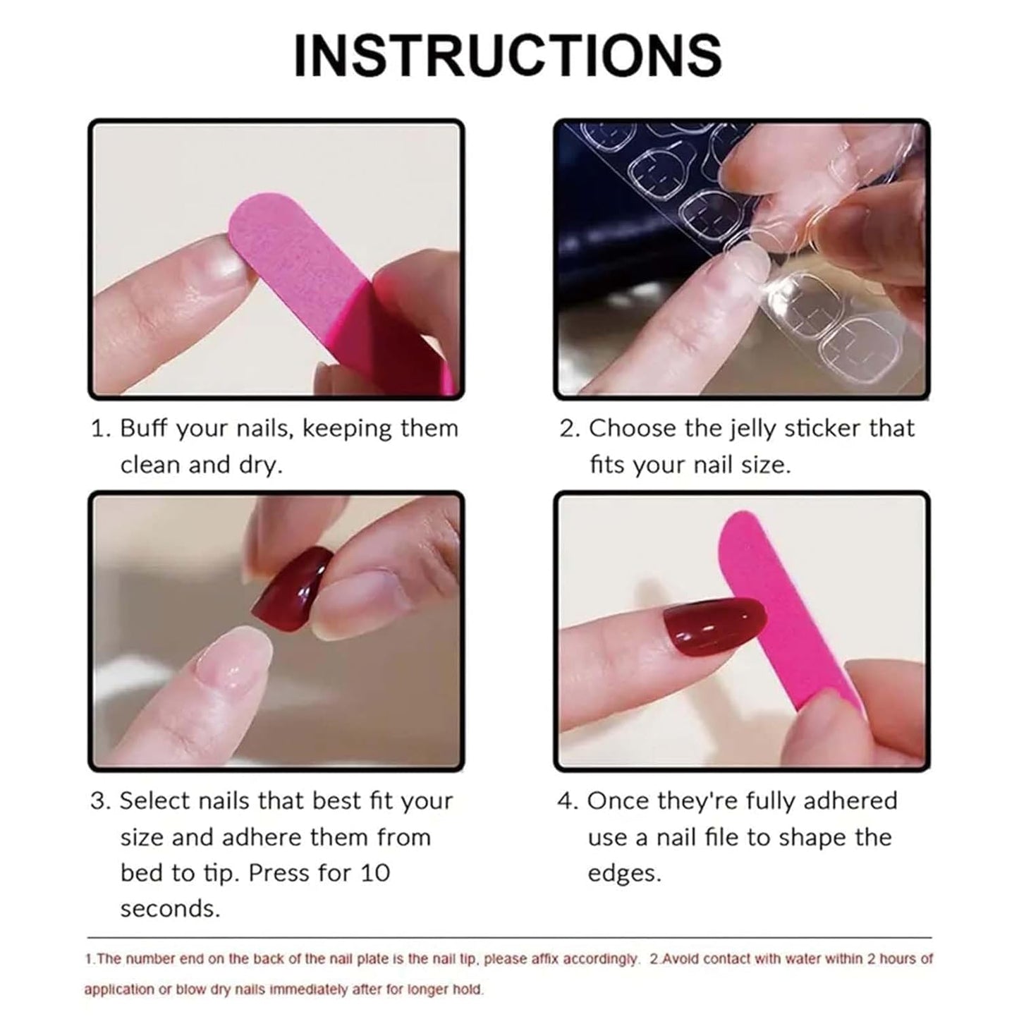 Bow Press on Nails Blue Fake Nails Long Stiletto False Nail with Diamond Design French Tip Glue on Nail Glossy Full Cover Artificial Acrylic Stick on Nails for Women Manicure 24Pcs