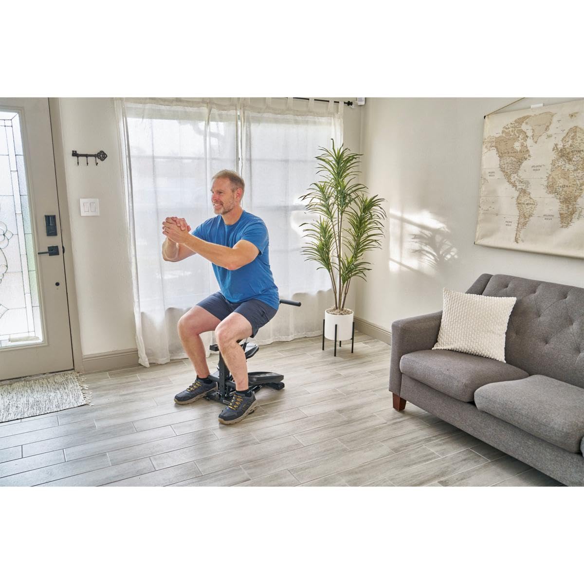 Echelon Flex Total Body Workout Machine β 3-in-1 Home Gym Stepper, Squat Assist & Upper Body Trainer, Adjustable Resistance, Foldable Fitness Equipment