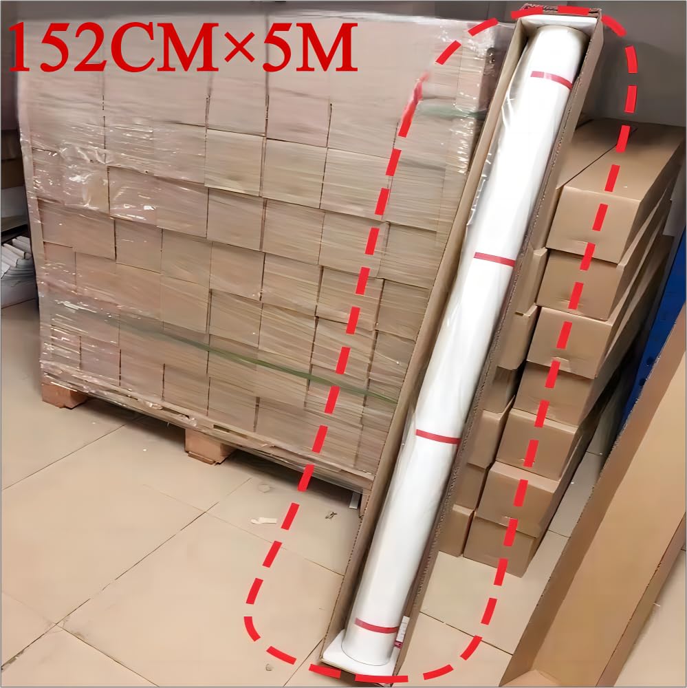 TPU PPF Car Paint Protection Film, (5 Feet x 16.6 Feet) Clear Premium Multi Car Roll,Self Healing Gloss Clear Polyurethane Film