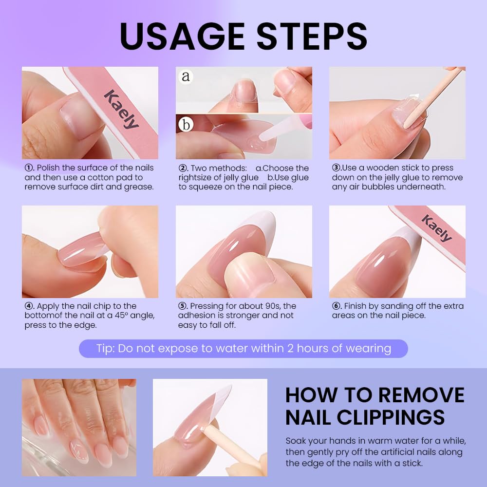 evpct Handmade Press on Nails Short Almond with Fish Lure Design, Cute Costume Fish Bait Press on Fake Nails for Women with Manicure Kit, Reusable Full Cover Stick on Nail with Design Perfectly Fit