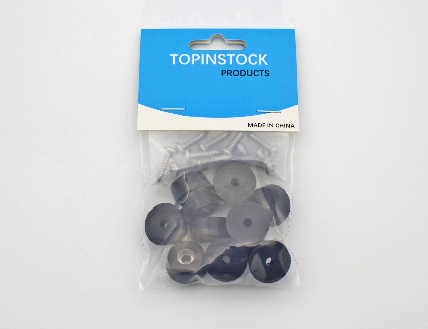 Rubber Feet for Cutting Board with Stainless Screws, 12 Pieces Non Slip Rubber Bumper Feet for Electronics 13/16" W x 3/8"" H"