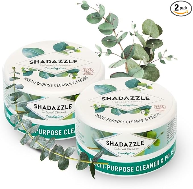 Shadazzle Natural All Purpose Cleaner and Polish â Eco friendly Multi-purpose Cleaning Product (2 Pack, Eucalyptus)
