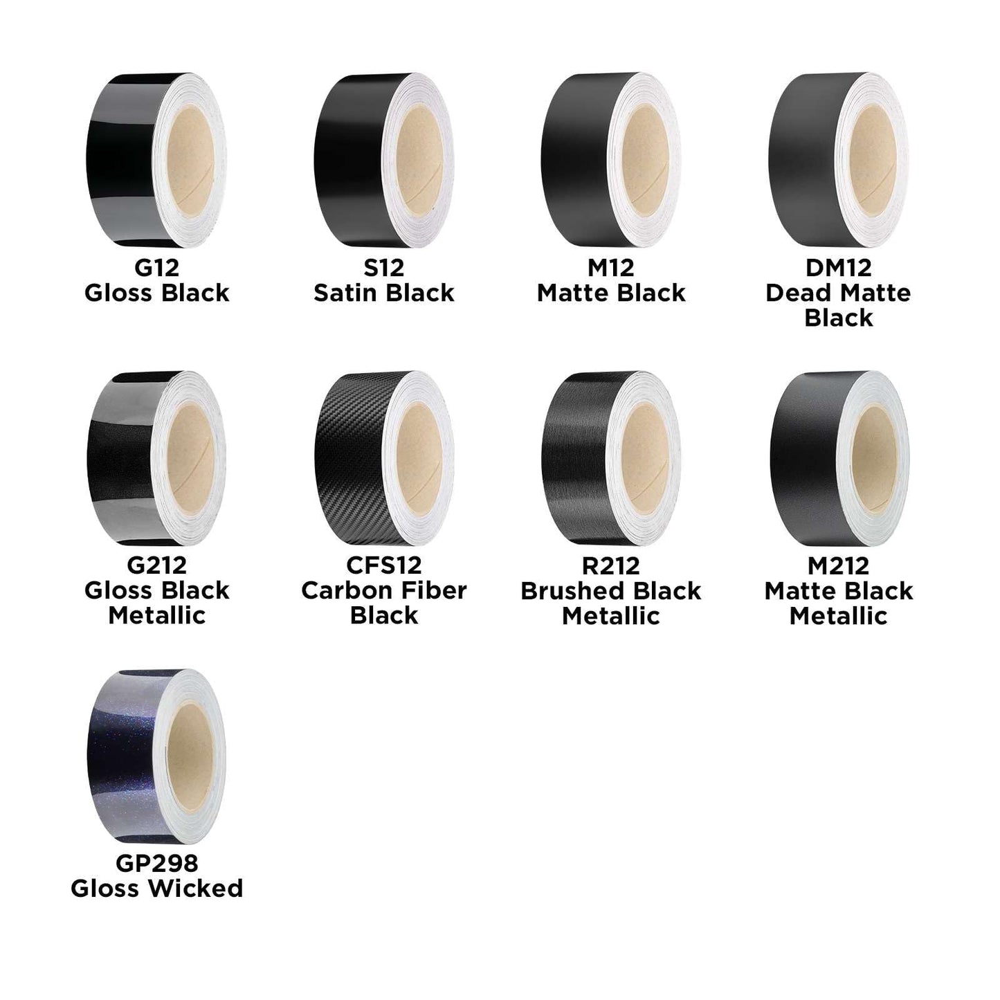 4 inchesx75 Feet Matte Black Vinyl Wrap Kit for Black Out Chrome Delete Window Trim Door Trim Made from Genuine 3M 2080 Film