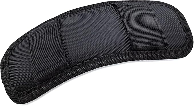 Soft Shoulder Strap Pad, Breathable & Removable Backpack Strap Pads for Bag Strapï¼Â1PCS-Blackï¼Â
