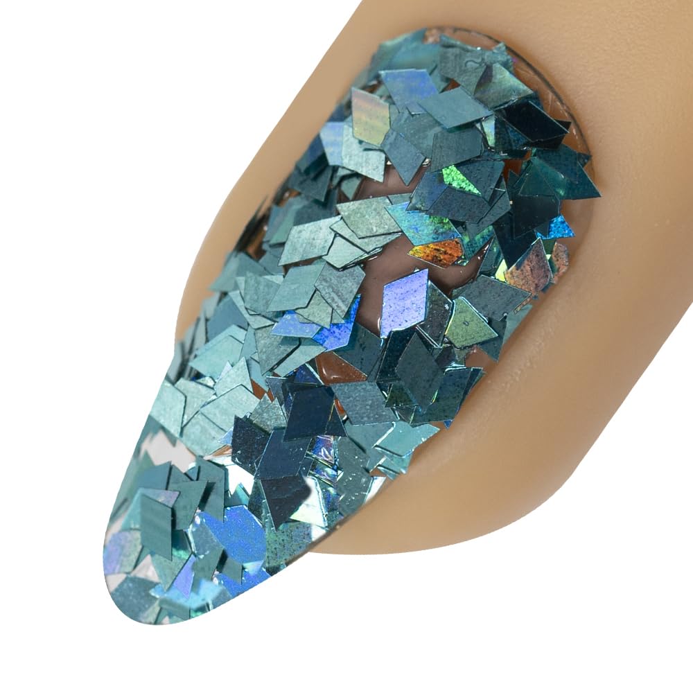 Young Nails Art Glitters - Premium Loose Nail Glitter Powder for Acrylic Nails & Gel Nails, Nail Sequins, Nail Sparkles, Nail Art Powder, Fine & Chunky Glitter, Durable, Face Tattoo, 1 oz