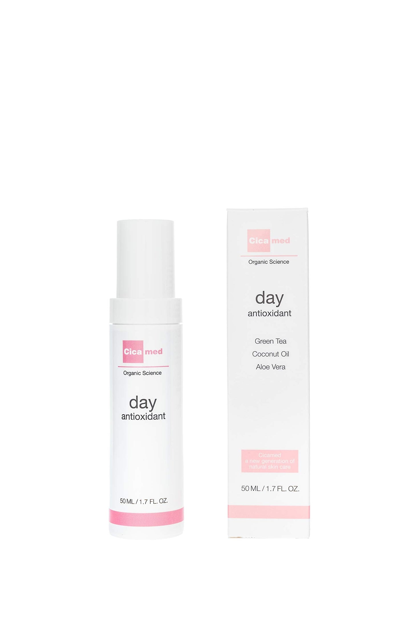 Cicamed Day Moisturizer, Anti-Aging Light Hydrating Cream, Organic Science