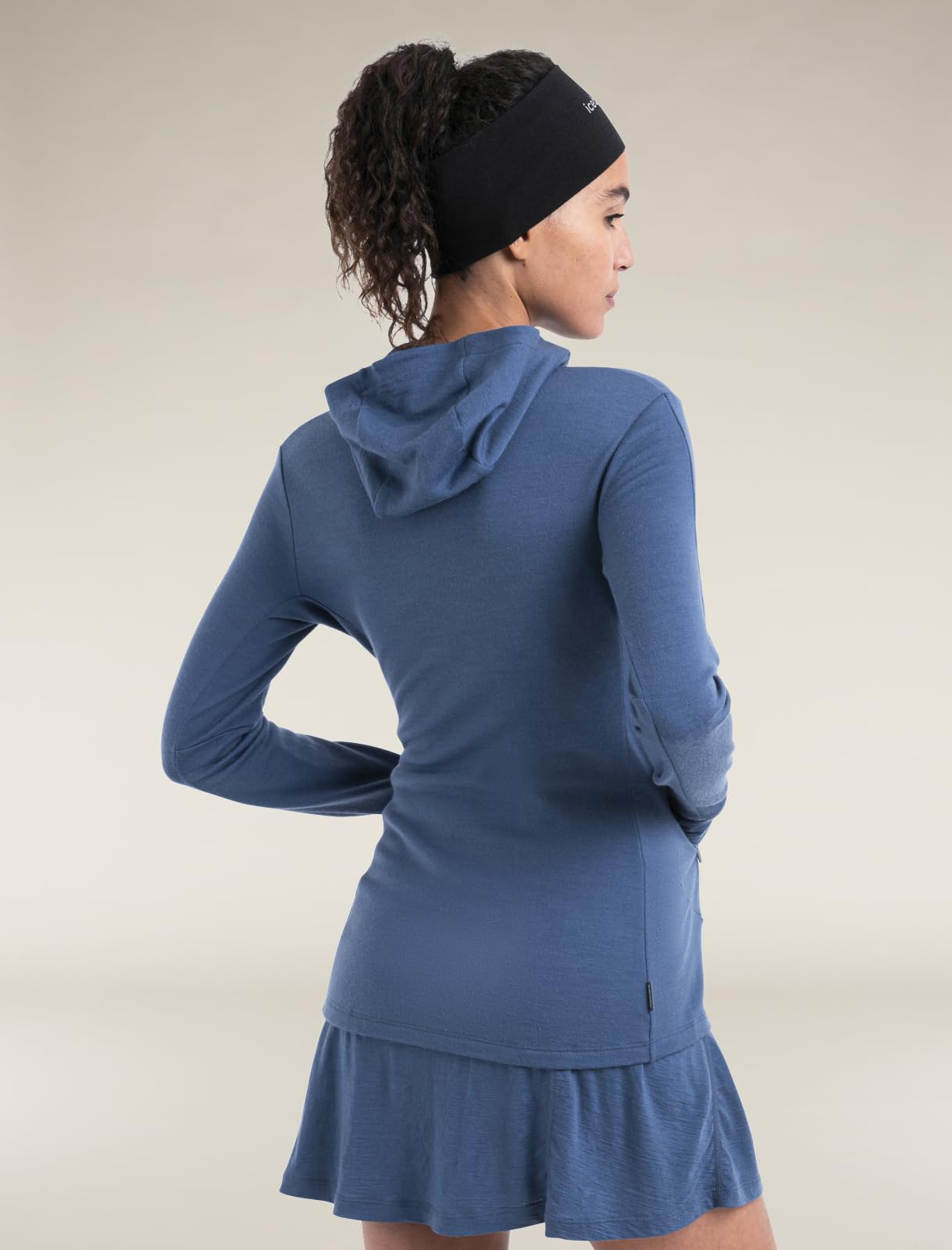 icebreaker Women's Merino 260 Quantum Long Sleeve Zip Hoodie - Dawn - X-Large