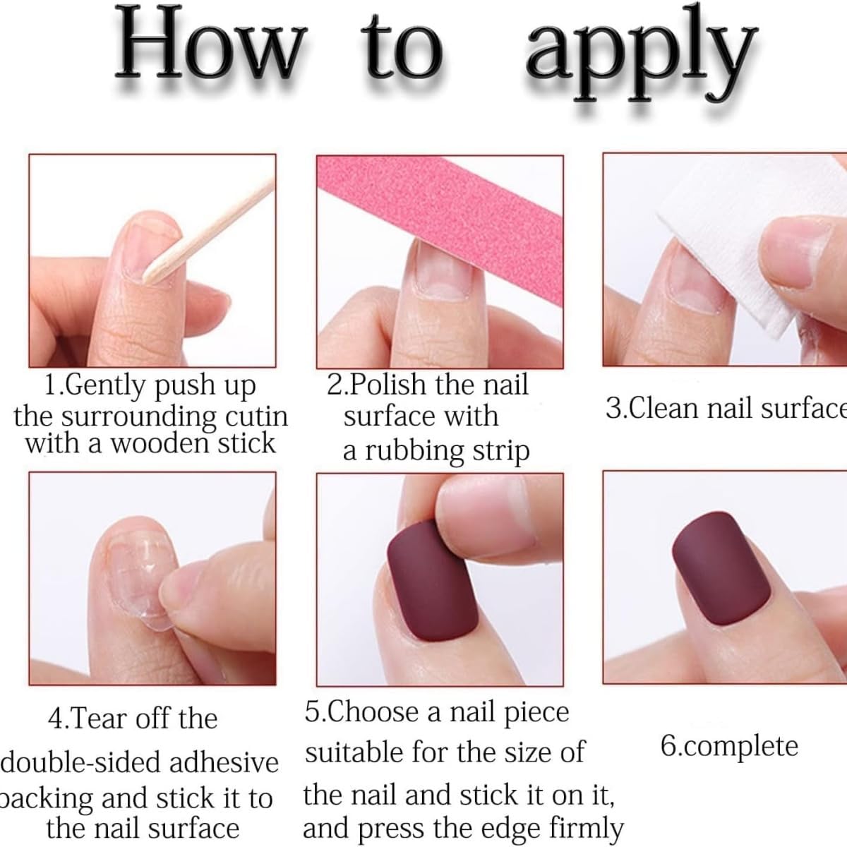 Black French Tip Press on Nails Medium Almond Nails Press ons with 3D Rhinestone Designs Nude Fake Nails Reusable Glue on Nails for Women, Elegant Classic Manicure, 24Pcs