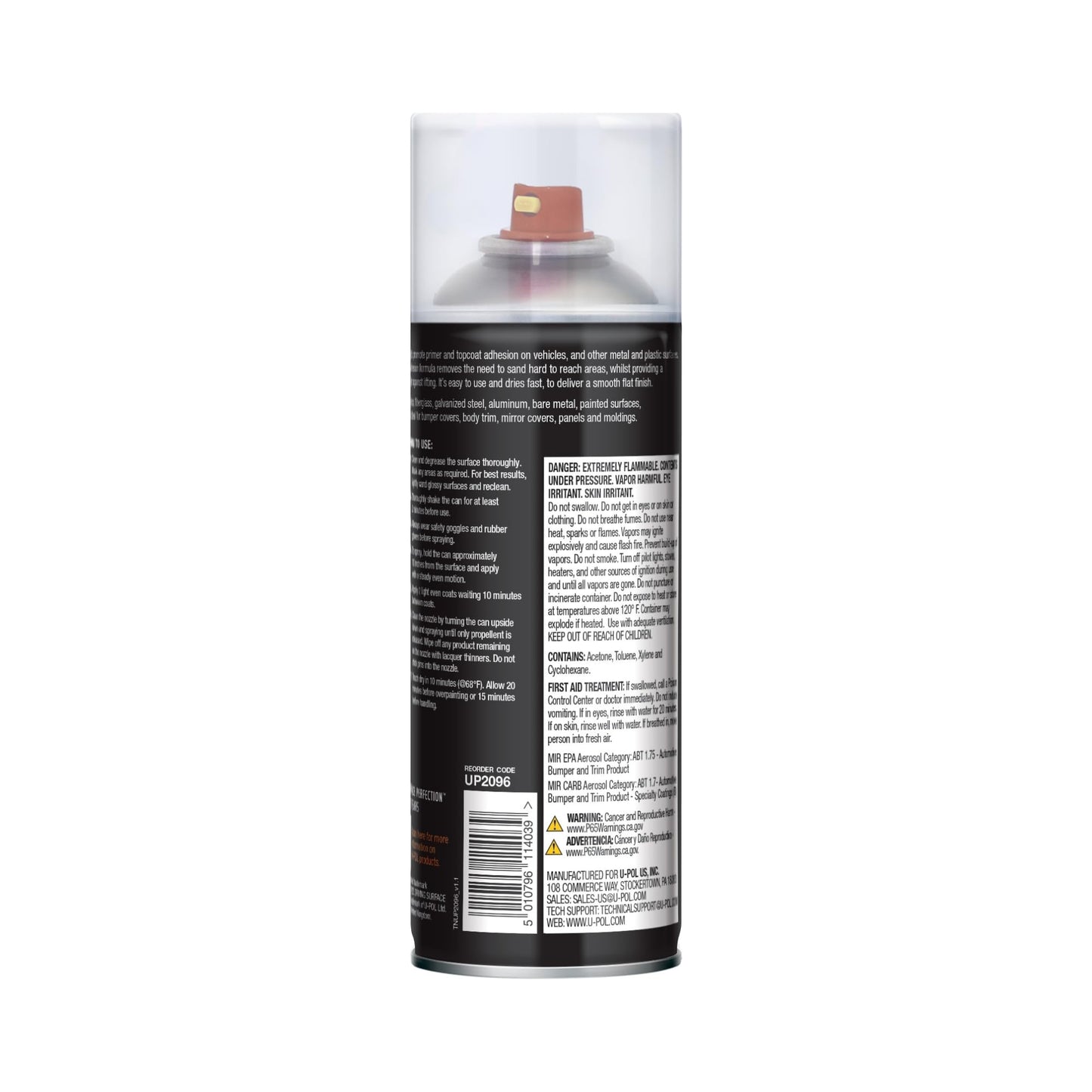 U-POL Adhesion Promoter, Strong-Hold, Quick-Drying, Multi-Purpose Spray with A Smooth, Flat Finish, Clear, 10 oz