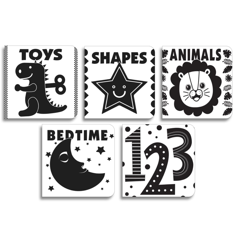 Baby’s First High-Contrast Books: Boxed Set (High Contrast Board Books)