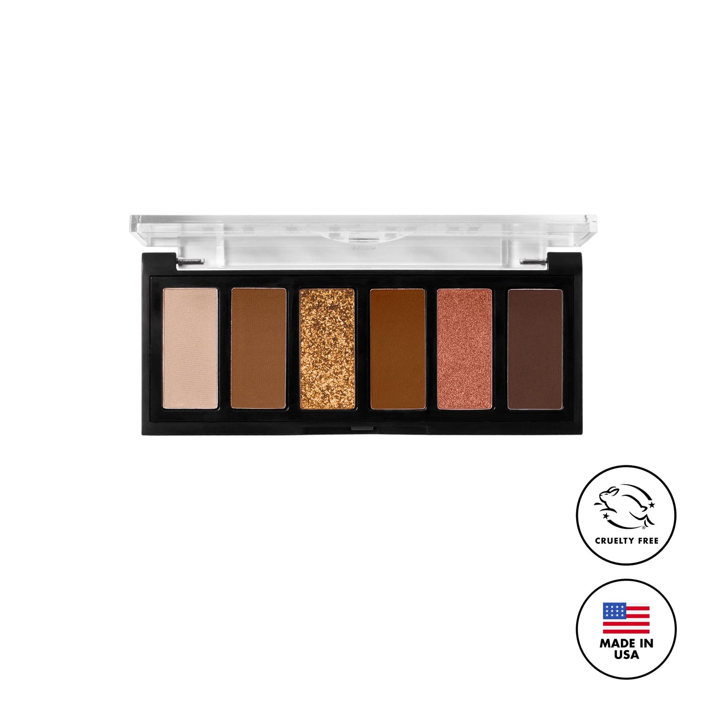 Milani Gilded Mini Eyeshadow Palette with 6 Matte & Shimmer Hues - Champagne Problems