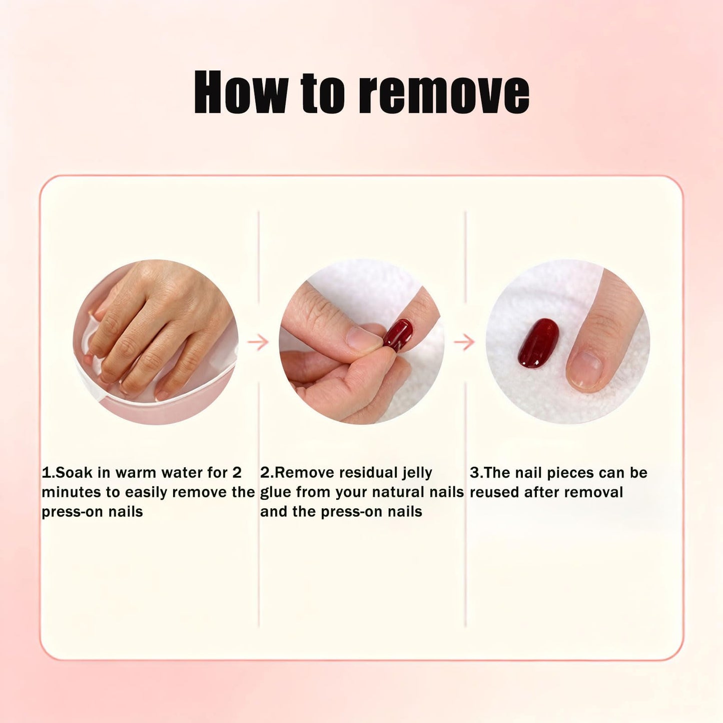 24Pcs Summer Pink Polka Dot Press on Nails Medium Almond, Cute Blueberry Designs French Tips, Glossy Full Cover Fake Nails, Reusable Glue on Nails with Acrylic Effect,Nude Nails Press ons for Women