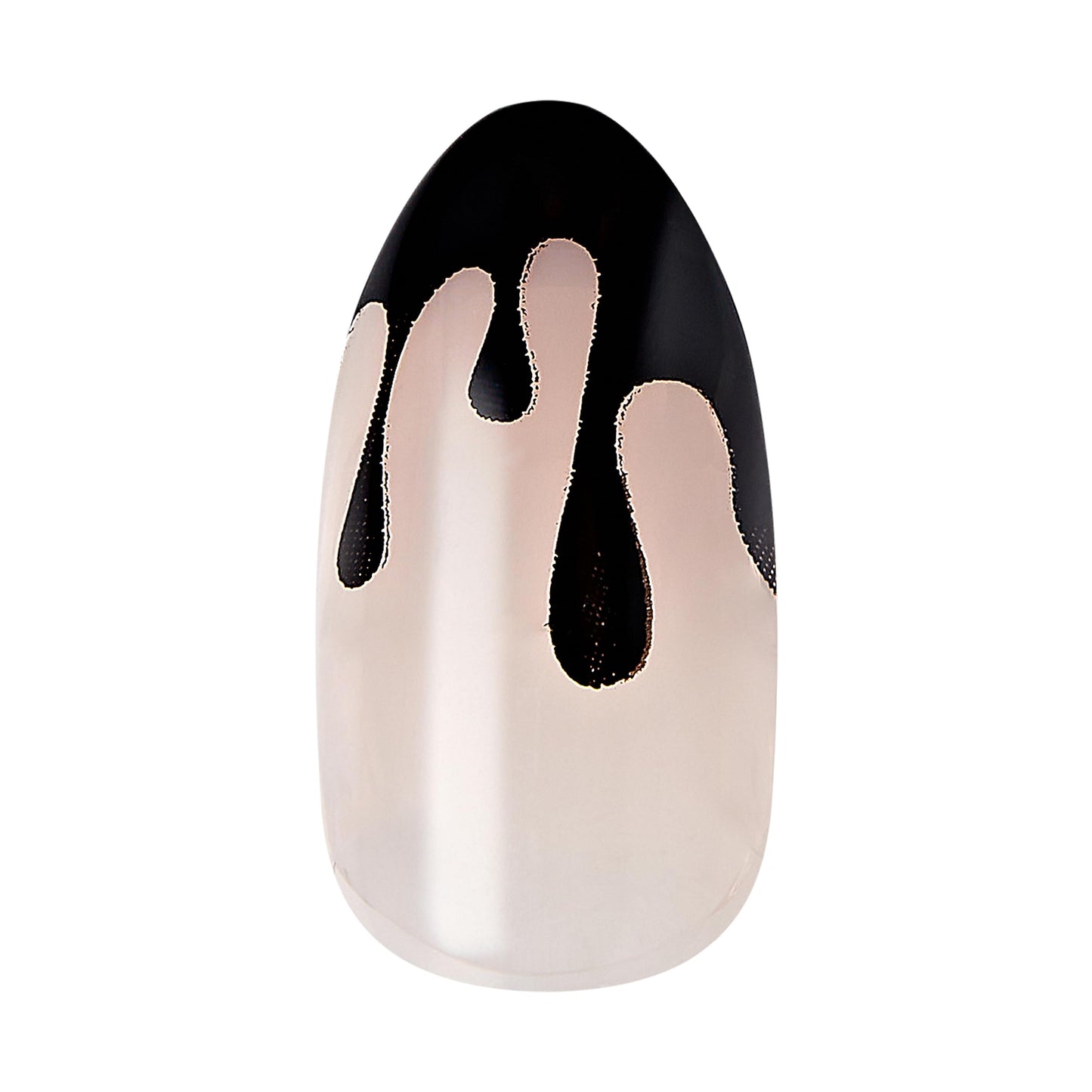 KISS imPRESS Press-On Manicure Halloween, Neutral, Medium Length, Almond Shape, PureFit Technology, Chip Proof, Smudge Proof, Waterproof, Prep Pad, Mini Nail File, Manicure Stick & 30 Fake Nails