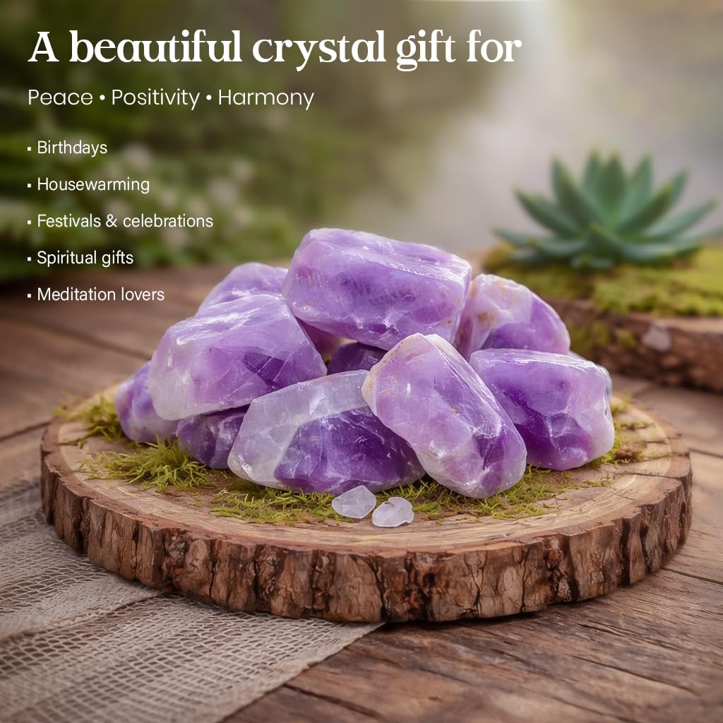 "300 + Carats, 1 Pc Amethyst Rock Rough Stone 4050 mm