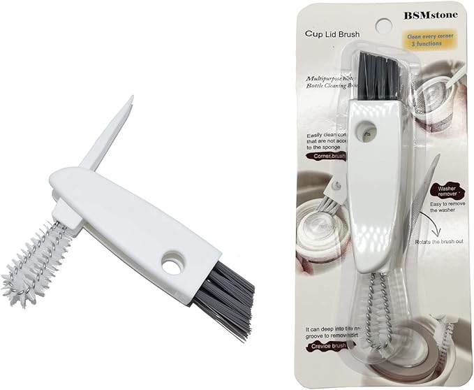 Tiny Cleaning Brush-Mini Multi-Functional Crevice Cleaning Brush, Water Bottle Cleaning Tools for Bottle Cup,Nursing Bottle Cup-1Packâ¦