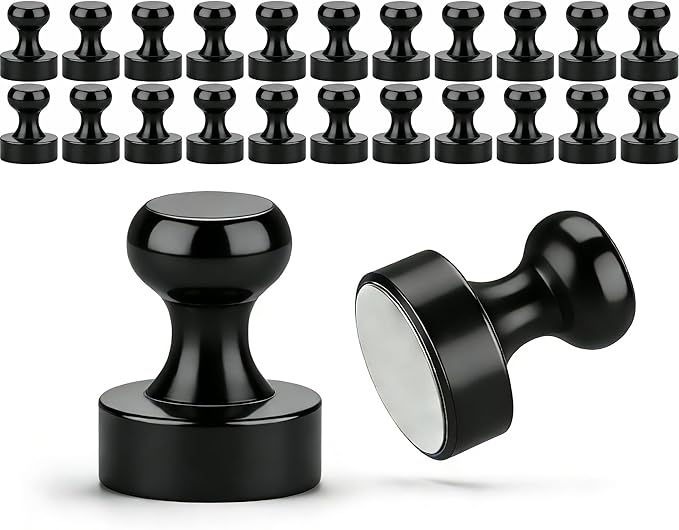 24-Piece Set of Efrigerator Magnets for Whiteboards Locker Office Calendars Kitchen and Classroom Decorations and DIY Magnetic Home Office Supplies