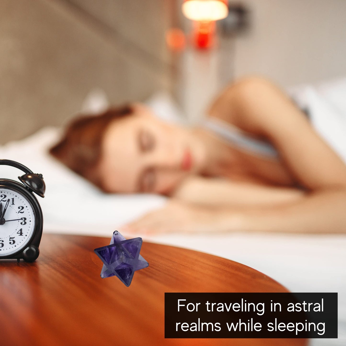 Amazing Gemstone Amethyst Merkaba Crystal - 0.75 Inches Metaphysical Merkaba Star for Meditation - Energetic Tetrahedron Crystal and Healing Stones for Spiritual Growth and Healing (15-20mm)