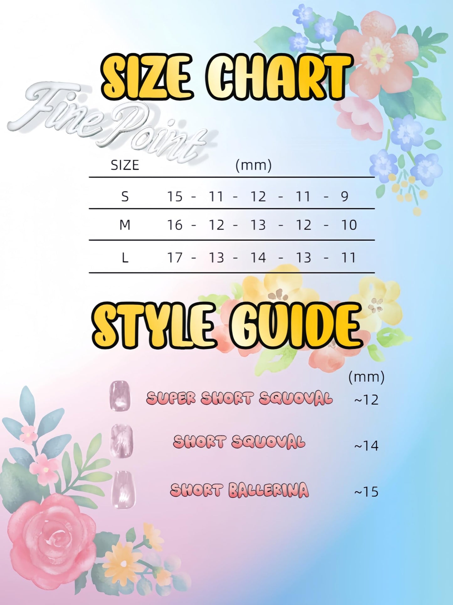 Fine Point Handmade Press On Nails, 10pcs Short Squoval, Blue Macaron Pastel Mix Print with Star Confetti & Jelly Gem Accent, Reusable Glue On False Nails Fun Mothers Day Gifts (Size Small)