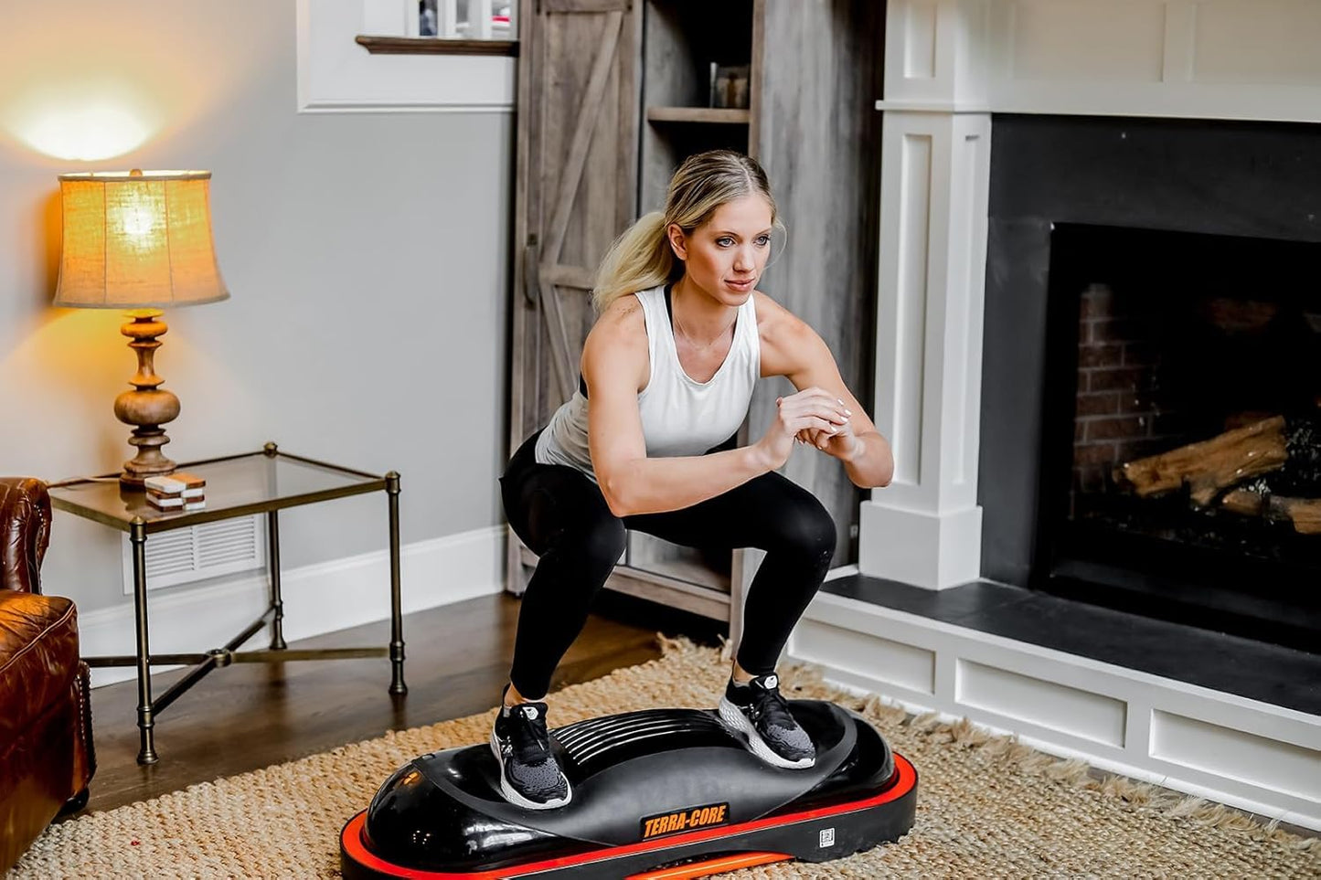 Terra Core Balance Trainer – Inflatable Home Gym Fitness Platform for Core, Strength, Balance, HIIT and Conditioning, Full Body Functional Training Tool for Stability and Cardio Workouts at Home