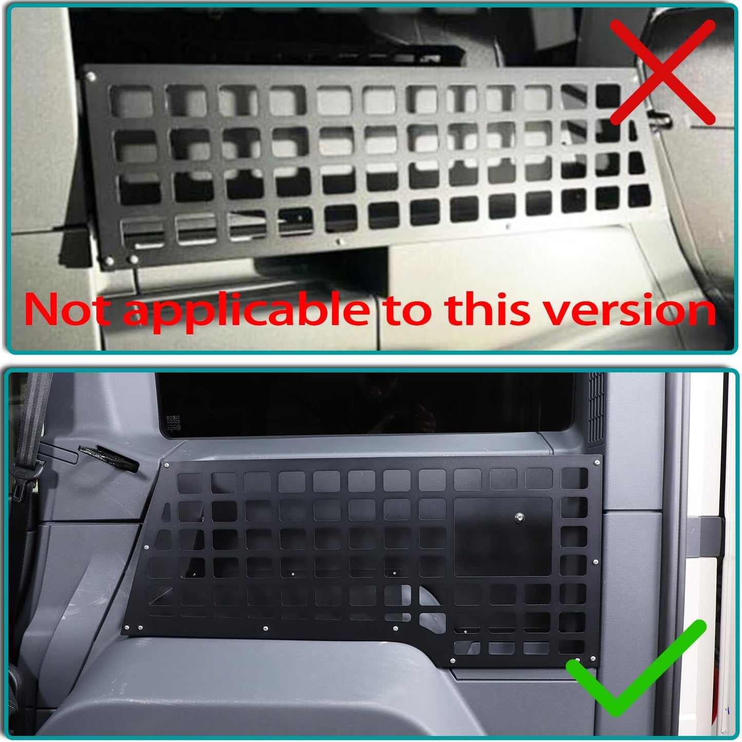 Hudiriy Car Trunk Storage Panel Compatible with Ineos Grenadier 2020-2026 Retrofit of The Storage Bracket on The Side of The Trunk,Trunk Side Fence Storage Tray Bracket Accessories (left)