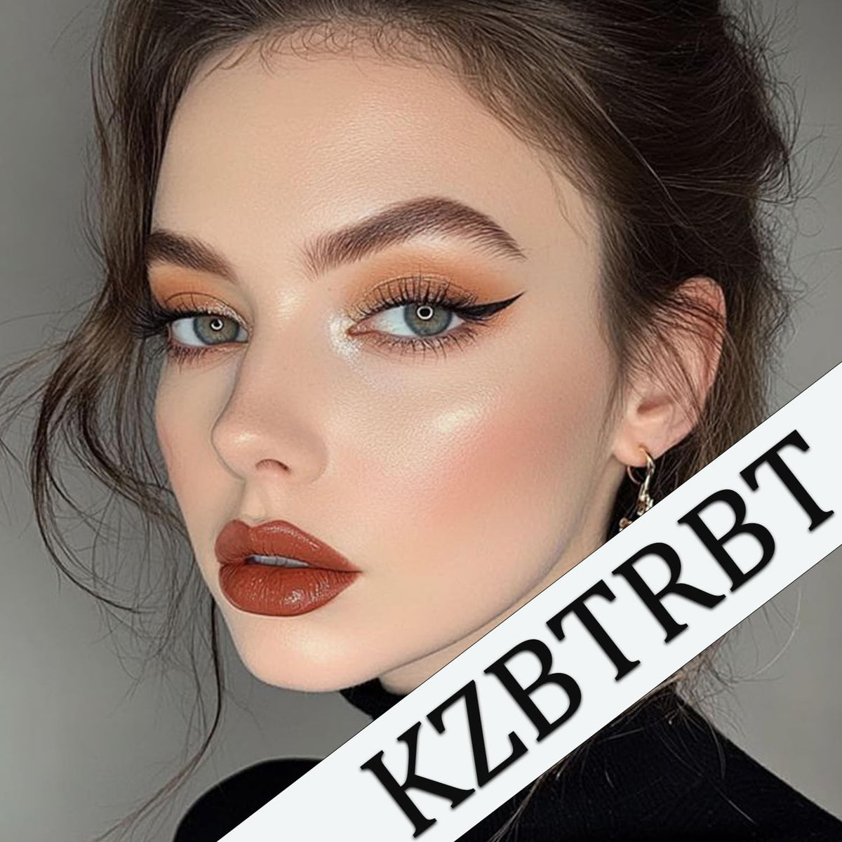 Christmas Press on Nails Medium Almond Fake Nails Cute Gingerbread Man Candy False Nails Gold Glitter French Tip Glue on Nails with 3D Rhinestones Gold Beads Star Charms Designs for Women 30Pcs
