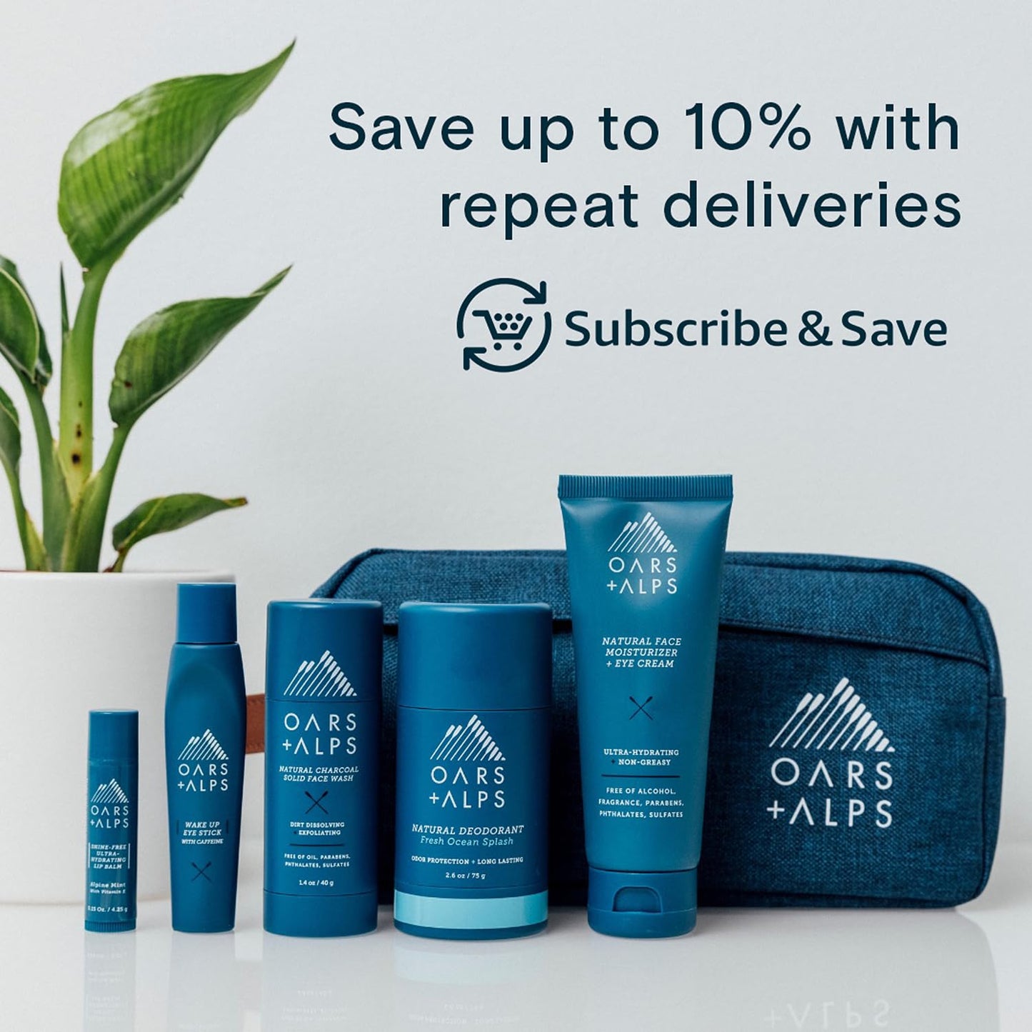 Oars + Alps SPF 50 Mineral SPF Sunscreen Body Lotion, Infused with Hyaluronic Acid, Shea Butter, and Coconut Oil, Water and Sweat Resistant, 6 Fl Oz