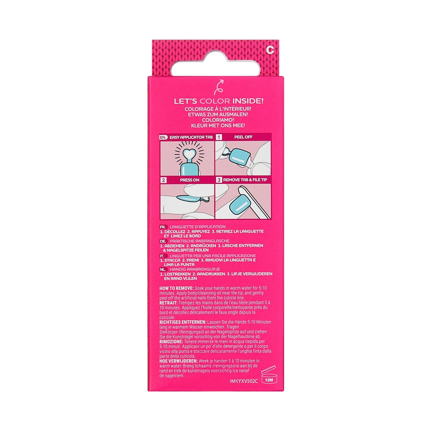 KISS imPRESS MINI Holiday Press On Nails for Kids, ‘One More Sleep’, Green, Child Size, Squoval Shaped, Mess-Free, Mom Approved, Non-Toxic, Breakaway Application Tabs, Nail File, 20 Fake Nails