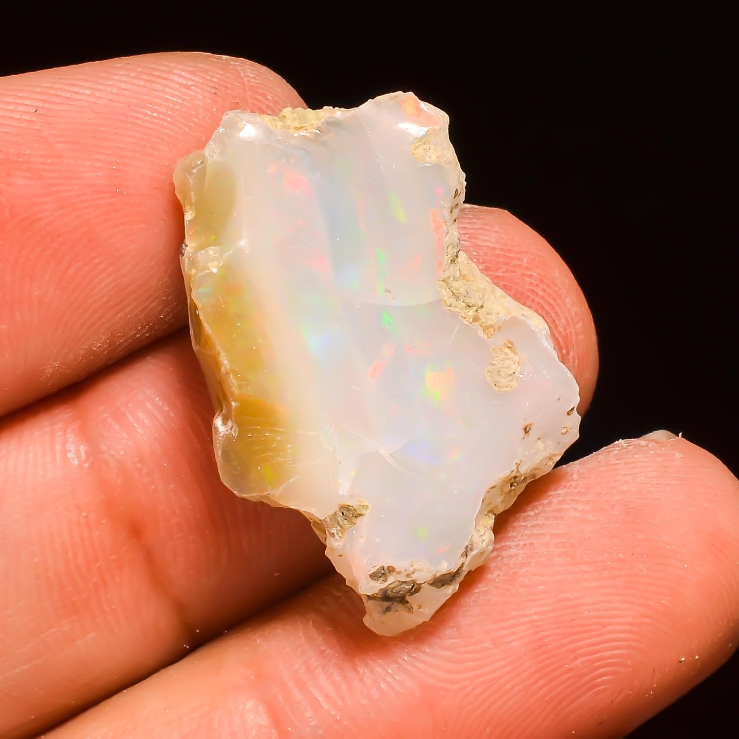 15+ Carat, YASHEE Natural Raw Ethiopian Opal Gemstone, Real Rough Crystals, Chakra Healing, Wholesale Lot, Wire Wrapping, Rock Stone, Birthstone, Crafts & DIY, AA+ Quality For Jewelry Making