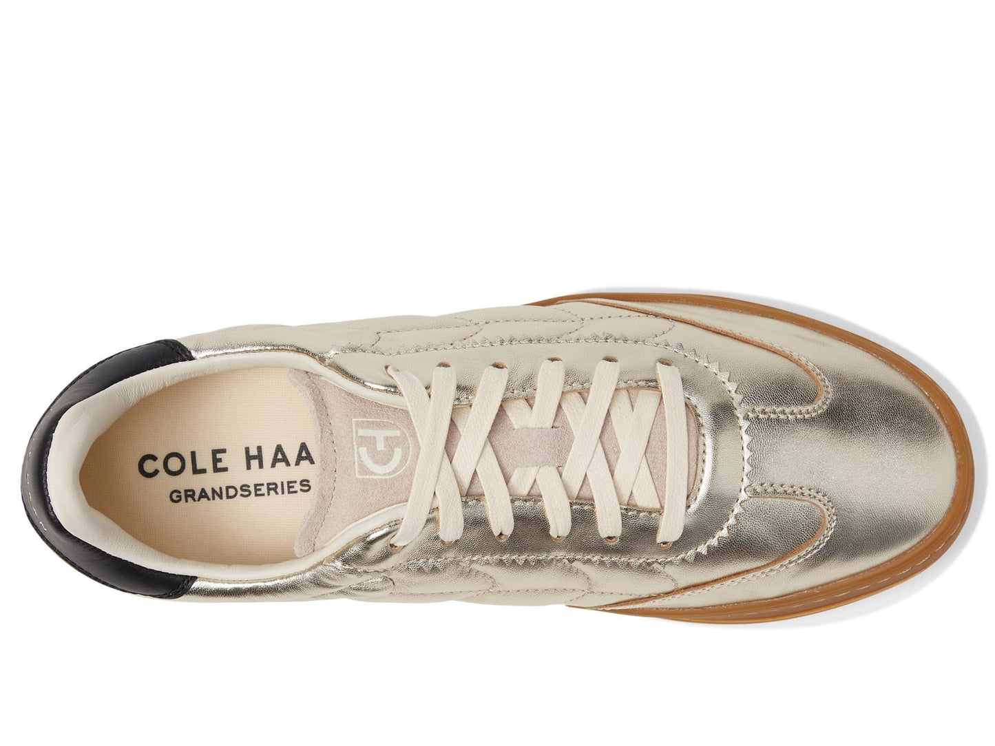 Cole Haan Womens Grandpro Breakaway Sneaker, Gold/Birch/Black, 9-B US