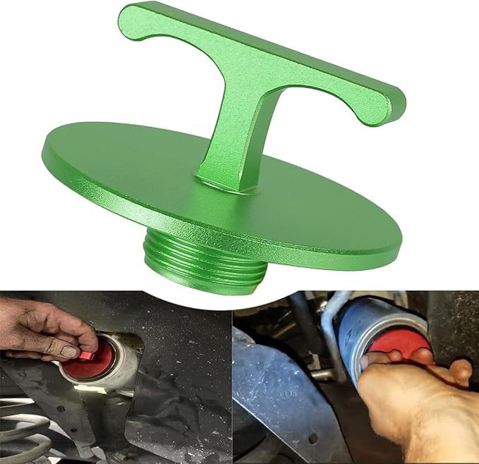 Aluminum Alloy Oil Filter Plug Toolï¼ for Dodge Ram 2500, 3500, 4500, 5500ï¼ 5.7L 5.9L 6.4L 6.7L Cummins Turbo Diesel MO285 05083285AA Oil Filter Cap Plug Tool-Ram Accessorice