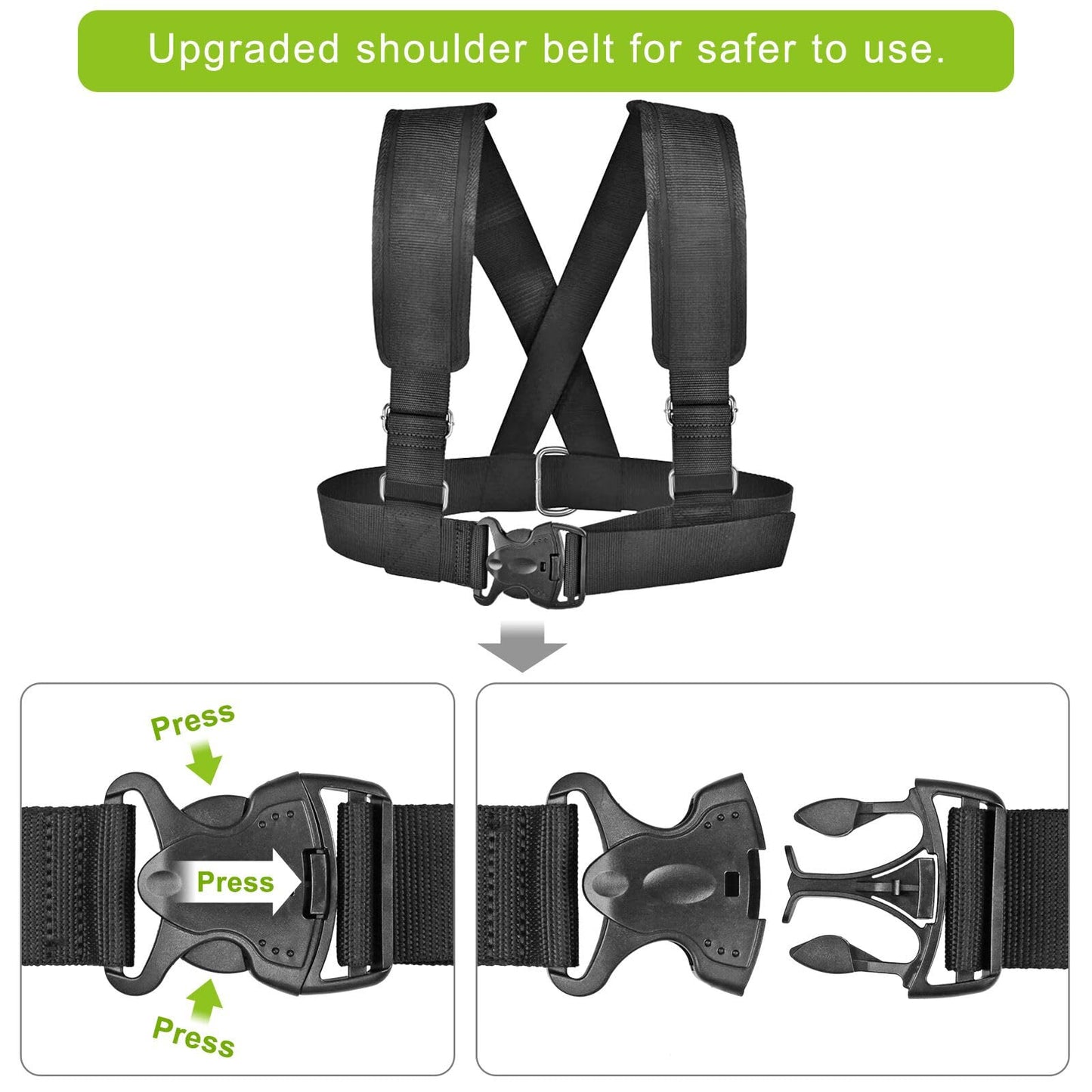 Kipika Weight Sled, Workout Sled, Fitness Strength Training Sled, Speed Training Sled for Athletic Exercise, Speed Improvement, Easily Through Obstacles, Suitable for 1" & 2"" Weight Plate (B- Black)"