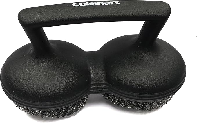 Cuisinart Power Scour BristleâFree Grill Brush â HeavyâDuty Cleaning Tool for Grills and Griddle, WorryâFree BBQ Scrubber, Great Gift for Men & Dad