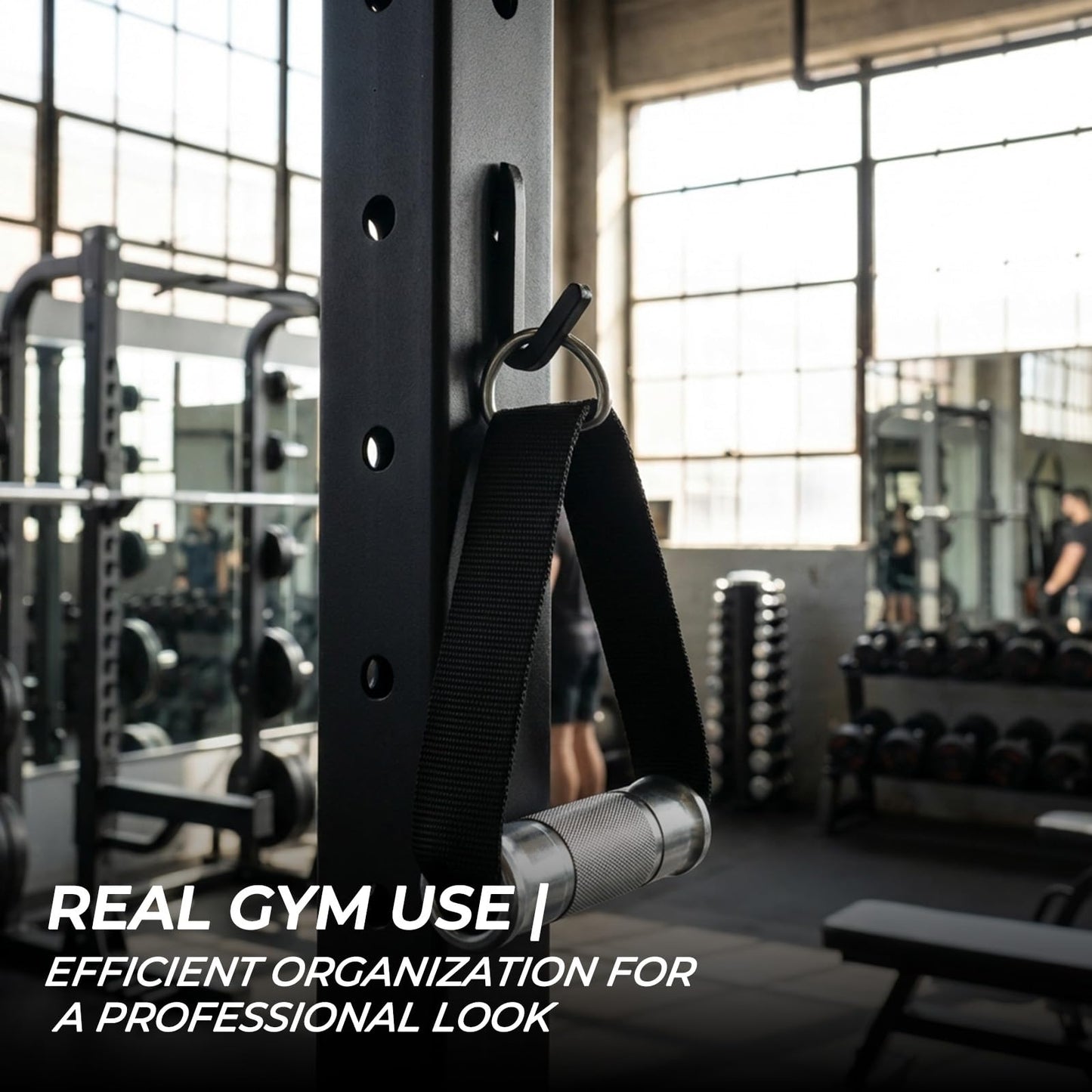 Lights Mountain Power Rack Hooks 10 Pack, J Hooks for Squat Rack, Heavy Duty Gym Storage Hooks for Resistance Bands, Belts, Chains & Cable Attachments & Accessories, Fits 5/8" & 1"" Holes"