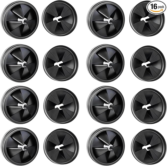 16 Pack 3 3/8 Inch Garbage Disposal Splash Guard â QCB-AM Silicone Splash Baffle with Noise Reduction, Leak-Proof Drain Protector Accessories, Compatible with InSinkErator Evolution
