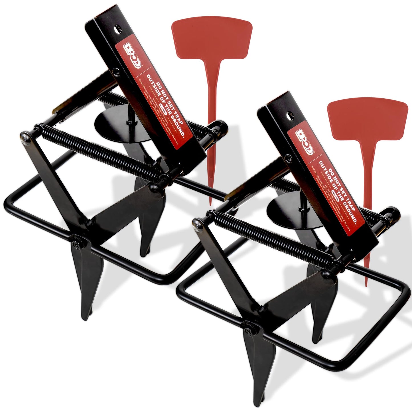 Mole Traps 2 Pack, Scissor Mole Trap that Kill Bestï¼Mole Traps for Lawns Groundï¼Easy Step Mole Trapï¼Black Coated
