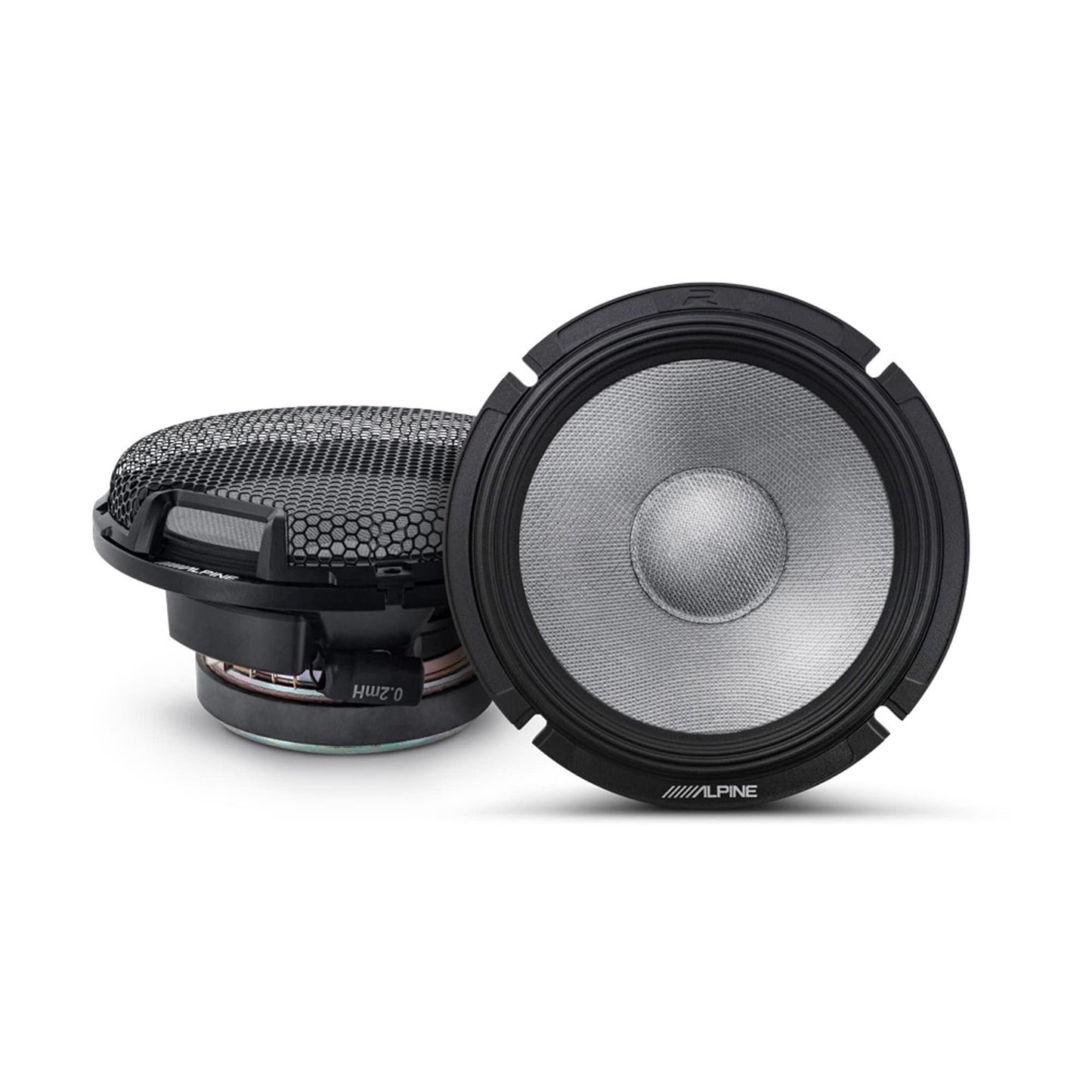 Alpine R2-S65C 6.5" R-Series High-Resolution 2-Way Component Speaker Set, Pair