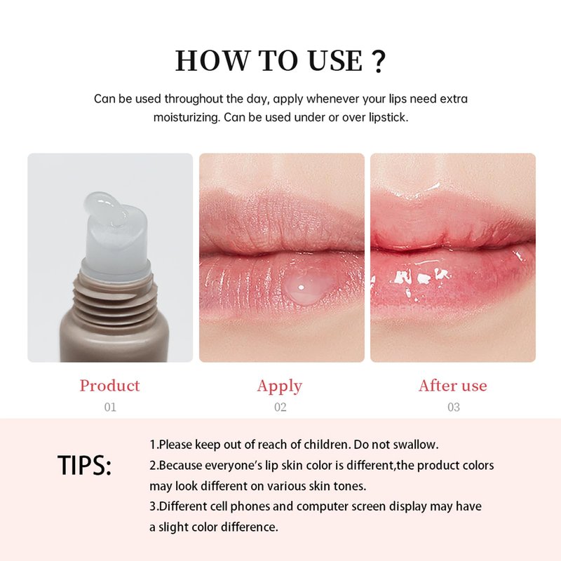URQT 4PCS Summer Special Lip Butter Balm, Hydrating, Nourishing & Softening Lip Care with Natural Oils & Fruit Extracts, Long-Lasting Moisture, Non-Sticky Shine, Soften Dry Lips Lip Care (4PCS, 4)