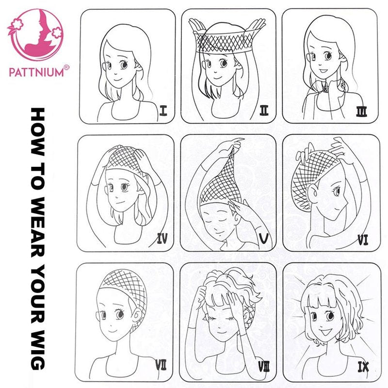 PATTNIUM Short Black Wig for Kids Boys Straight Black Wig Heat Resistant Synthetic Wig with Wig Cap