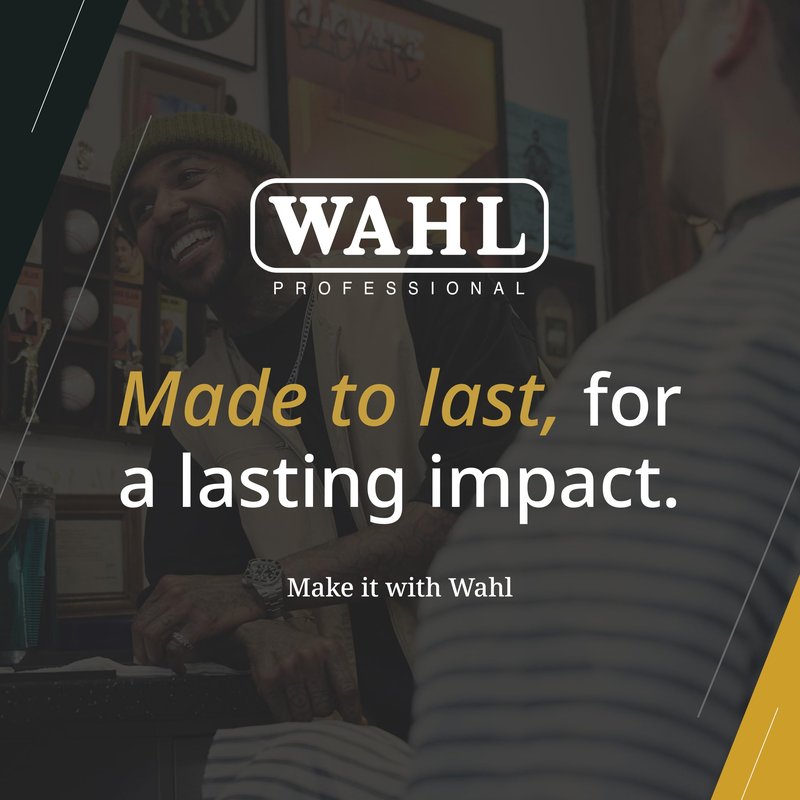 Wahl Professional Cordless Sterling 4 Clipper, Lithium-Ion, 100-Minute Run Time, Taper Lever, 8 Cutting Guides
