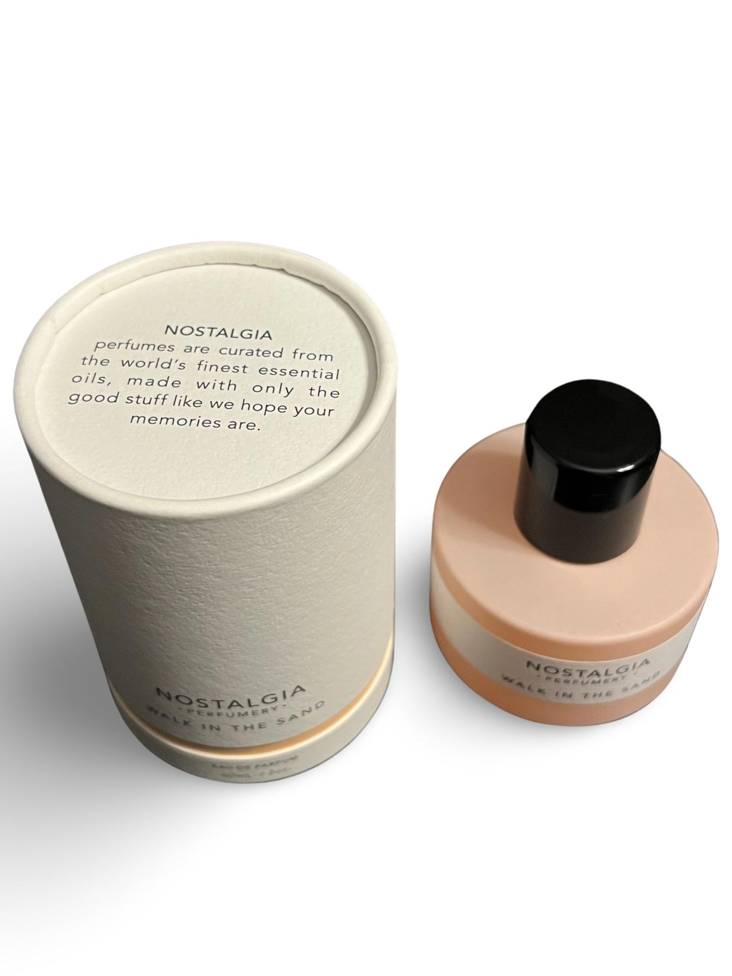Nostalgia Perfumery WALK IN THE SAND Eau de Parfum - 2 Fl Oz - Notes: Lemon Blossom, White Florals, Wood