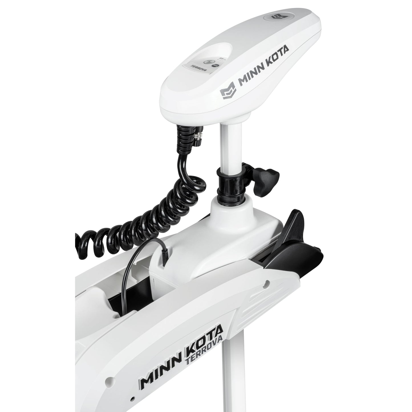 Minn Kota Riptide Terrova Bow-Mount Electric Trolling Motor with GPS, Spot-Lock – 80 Lb. Thrust, 60 in. Shaft, Saltwater