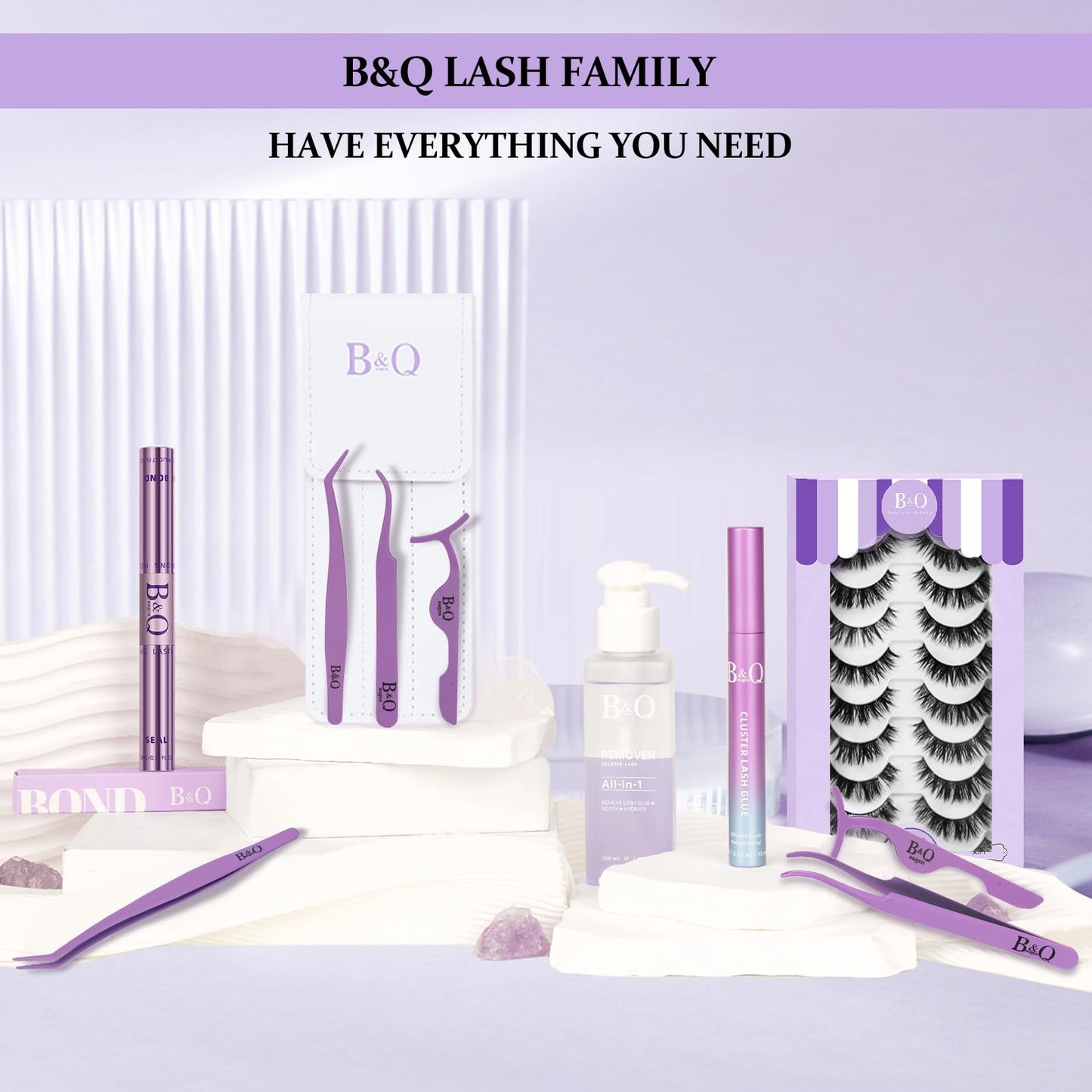 Lash Shampoo Kit Lash Cleaning Kit 50ML Lash Bath Kit Lash Wash for Eyelash Extensions Lash Remover Mascara Brush with Hairband Portable Eyelash Cleanser for Home Use (50ML Shampoo Kit)